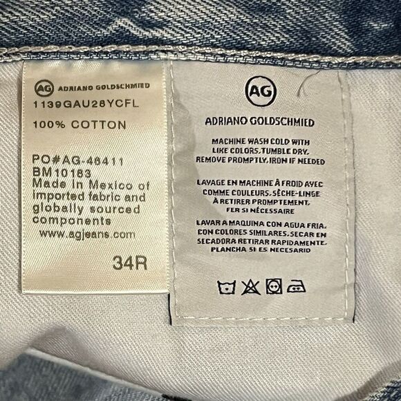 Adriano Goldschmied AG "Dylan" Mens Size 34X34 Slim Skinny Jeans - Picture 5 of 7